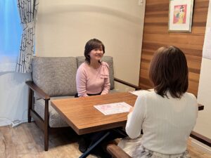 カウンセリング中の写真