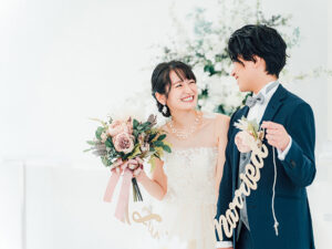 結婚式の男女